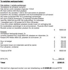 isolatie offerte